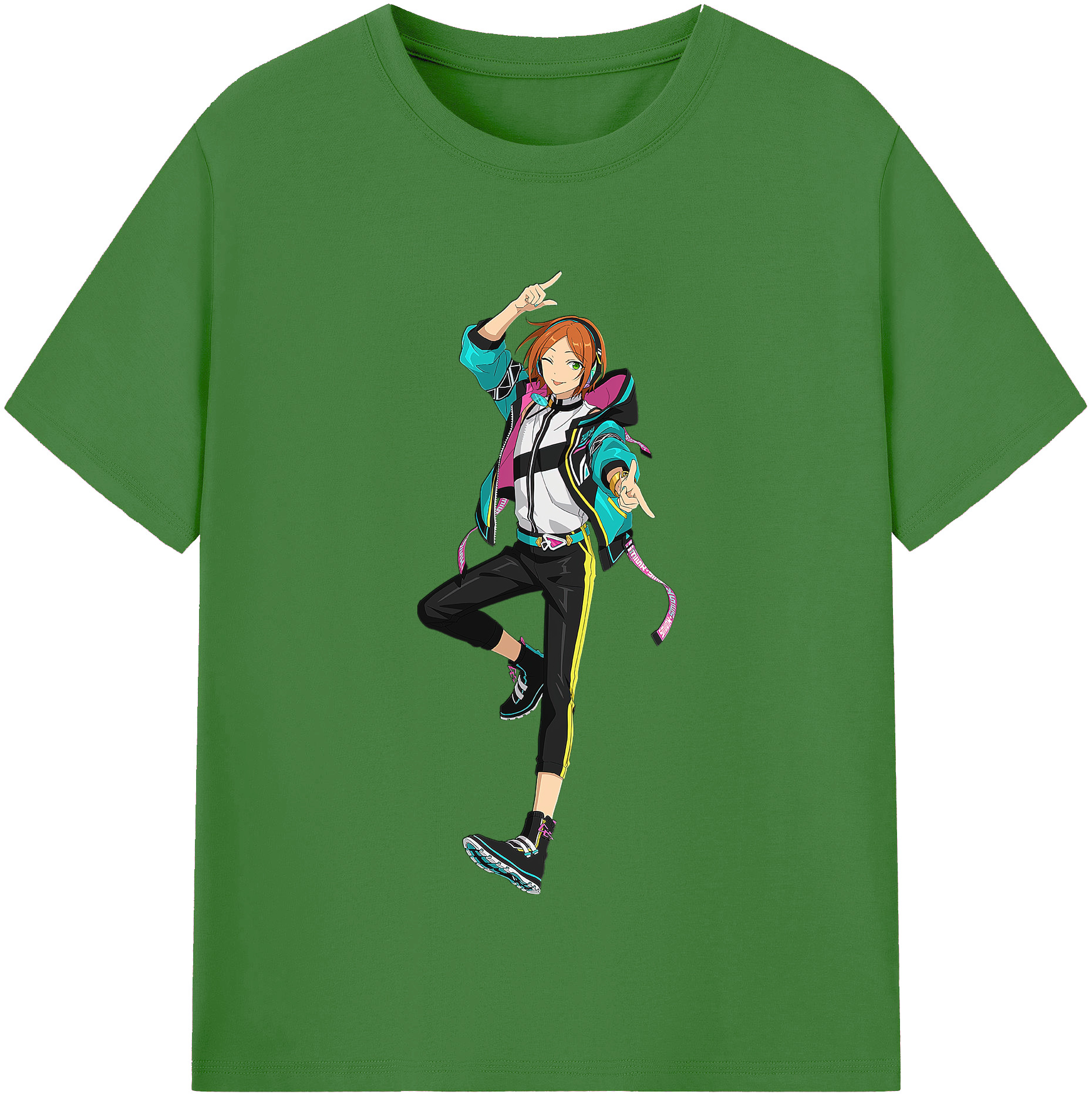 （画像用） あんさんぶるスターズ! Ensemble Stars レディースカジュアルプリントTシャツ（綿100％）